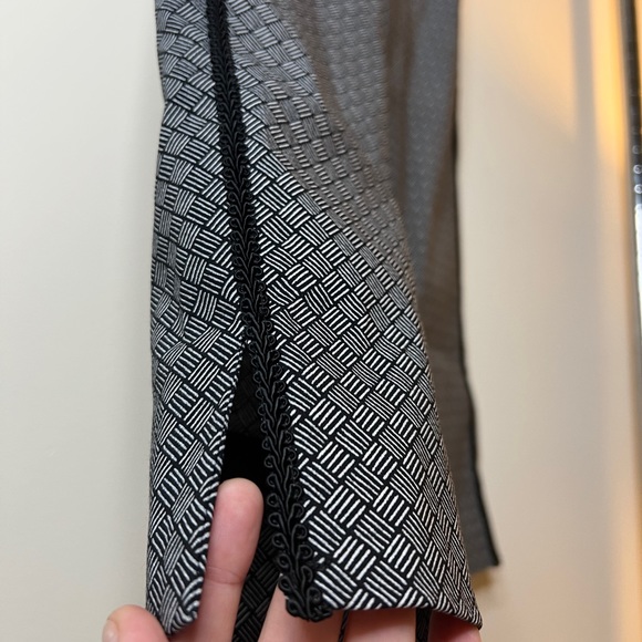 Sara Campbell Small Ankle Pants Pull-On Stretch Waist Crop Side Slit Black - Picture 4 of 7